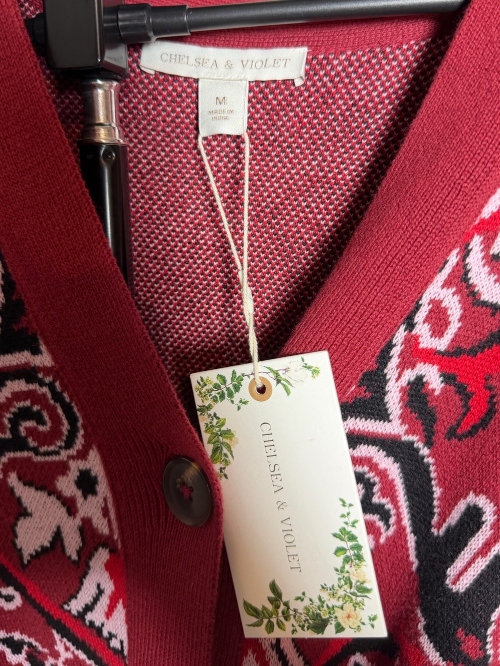 100% Cotton Wrap Cardigan - Picture 4 of 5